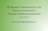NE Research Framework for the Historic Environment: The ...• Develop further our understanding of medieval vernacular architecture, with attention given to the ... Britain and Ireland,