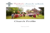 T john’s church selkirk · Churches Together in Selkirk and the Valleys Selkirk has a flourishing council of churches, in which St John’s is an active participant, with the Baptists