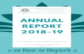 Turquoise Modern Annual Report Report Final IIT...1 ROM T RTOR’S SK PROF P SESHU It gives me immense pleasure to present the third annual report of IIT Dharwad. We have welcomed