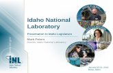 Idaho National Laboratory · 2019. 4. 8. · INL FY17 Economic Impact Summary • Average base salary of an INL employee in FY17 was $95,768 annually • INL directly employed 4,256