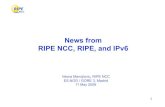 News from RIPE NCC, RIPE, and IPv627 How much does IPv6 allocation cost? • IPv6 allocations do not cost anything extra to LIRs - a resource covered with a yearly membership fee •