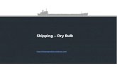 Shipping Dry Bulk...2017/06/12  · Sources: | 4 Note: Market Balance Summary Econometric overview Supply/Demand (mDWT) Dry Bulk, base case 2010 2011 2012 2013 2014 2015 2016 2017