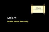 Malachi - Horizon Central 2018. 5. 20.آ  Esther Godâ€™s Providence. The Books of Wisdom 18. Job Suffering