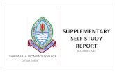 SUPPLEMENTARY SELF STUDY REPORT · Ramadevi Women’s University. Hence, currently, First Year and Second Year UG students are under the Ramadevi Women’s University whereas Final