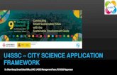U4SSC CITY SCIENCE APPLICATION FRAMEWORK...services in Dubai Banking Driving services Vehicle services Health services Government departments and services Fishing maritime information