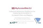Collective Awareness Plattforms For Improving Accessibility ......Collective Awareness Plattforms For Improving Accessibility in European Cities and Regions Patrick Berger & Susanne