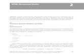 HTML Document Basics 2 - beckassets.blob.core.windows.net€¦ · HTML Document Basics 2 Abstract Chapter 2 describes the characteristics of an HTML document, including some of the