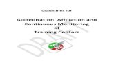 Accreditation, Affiliation and Continuous Monitoring of ... · trainer certified through NIESBUD (National Institute for Entrepreneurship and Small Business Development) or any other