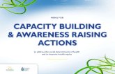 MENU FOR CAPACITY BUILDING & AWARENESS RAISING ACTIONS · 2014. 4. 23. · Presentation at the NSW Symposium: Mastering the art of the Invisible. Sydney University, ... Innovative