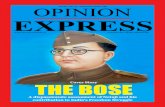 A MONTHLY NEWS MAGAZINE...Cover Story A dispassionate assessment of Netaji and his contribution to India’s Freedom Struggle THE BOSE BIPL %DODML ,QIUD 3URMHFWV /LPLWHG T h a n k