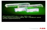 RTU560/RTU211 for DIN rail High-end functionality for ......2 | RTU560/RTU211 for DIN rail RTU for DIN rail – the cost effective and compact product line is perfectly designed for
