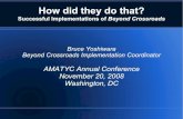 How did they do that? · Bruce Yoshiwara Beyond Crossroads Implementation Coordinator AMATYC Annual Conference November 20, 2008 Washington, DC. What is Beyond Crossroads? Beyond