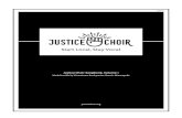  · 2020. 7. 8. · Made Possible by Westminster Presbyterian Church, Minneapolis Justice Choir Songbook, Volume 1 Vision Justice Choir isn't actually one choir. It's a template for