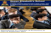 Queen Elizabeth’s School...Queen Elizabeth’s School Founded in 1573 A leading, selective school for boys in North London, cited by Ofsted on five occasions as an ‘outstanding
