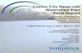 Corbin City Reservoir Watershed Plan: Final ReportCorbin City Reservoir is located within the Laurel River hydrologic unit that drains over 200 square miles and contains over 450 miles