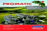 THE WORLD OF PROMATIC Newsletter36 Autumn18.pdfthe world of promatic newsletter. issue 36 • autumn 2018. promatic international ltd. hooton road, hooton, south wirral ch66 7pa tel: