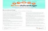 BravoAdvantagedfsm9194vna0o.cloudfront.net/1143865-0-BravoAdvantage...• Supplier Value Management: BravoAdvantage extends beyond basic supplier scorecards to provide procurement