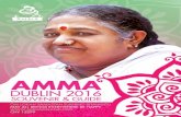 Booklet...AMMA DUBLIN 2016 SOUVENIR & GUIDE 0M LOKAH SAMASTAH SUKHINO BHAVANTU MAY ALL BEINGS EVERW,'HERE BE HAPPY VOWV.AMMAIRELAND.ORG CHY 15299TABLE OF Hall Orientation Welcome Message