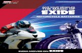 4.imimg.comExide Bikerz range of batteries has been specially designed for the new generation two-wheelers. Conforming to Japanese Standard JIS D5302, the batteries have special features