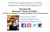 Teaching, Supporting & Including Students on the Autism Spectrum Files/TSISS/TSISS 2_1... · 2016. 1. 8. · Kluth & Chandler-Olcott, K. (2007). A land we can share: Teaching literacy