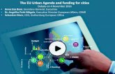 The EU Urban Agenda and funding for cities...The EU Urban Agenda and funding for cities Debate on 4 November 2016 • Anna Lisa Boni, Secretary-General, Eurocities • Dr. Angelika