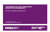 WOMEN’S ECONOMIC EMPOWERMENT · 2016. 9. 16. · Women’s Economic Empowerment, Evaluation Synethesis report, 2016 3 There were three key issues raised across the project evaluations
