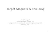 Target Magnets Shielding · Target Magnets & Shielding Bob Weggel Particle Beam Lasers, Inc. Magnet Optimization Research Engineering, LLC. March 5, 2012 1