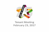 Tenant Meeting February 23, 2017 - Mall of AmericaBusiness Report November Traffic +1% Sales +6% December Traffic +3% Sales +6% Year-End Traffic +2.5% Sales flat Media Exposure 40,000