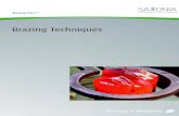 Brazing Techniques - saxonia-tm.de · 2019. 4. 25. · Brazing techniques The brazing techniques are categorised according to various aspects, following DIN 8505. 1. Categorisation