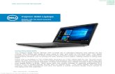 Inspiron 3000 LaptopsDell - Internal Use - Confidential Inspiron 3000 Laptops Mobility with the latest essential technology Dell recommends Windows® Product appearance may vary slightly