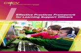 Effective Practices Framework for Learning Support Officers...Effective Practices Framework for Learning Support Officers 1 1. Preamble An inclusive education system can be described