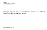 Employer Satisfaction Survey 2018 Provider Guidance · provide them with their unique Employer ID which they will need to access the online survey. The ... Provider Extranet on 26
