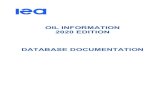 OIL INFORMATION 2020 EDITION DATABASE DOCUMENTATION · 2020. 7. 30. · 4 - OIL INFORMATION: DATABASE DOCUMENTATION (2020 edition) INTERNATIONAL ENERGY AGENCY 1. CHANGES FROM LAST