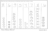 Draw the rest of the pictures so that they match the number ... ... Draw the rest of the pictures so
