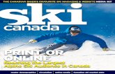 PRINT OR ONLINE - Ski Canada...2015/05/15  · FALL (OCT./NOV. 2015) VOL. 44 #2 publishes week of October 12, 2015 on newsstands week of October 26, 2015. HIGHLIGHTS » The Sun Peaks
