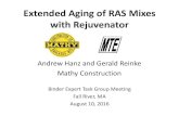 Extended Aging of RAS Mixes with Rejuvenator...2016/08/10  · Extended Aging of RAS Mixes with Rejuvenator Andrew Hanz and Gerald Reinke Mathy Construction Binder Expert Task Group