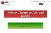 Welfare Changes in Italy and Europescienzepolitiche.unical.it/bacheca/archivio/materiale... · 2012. 5. 8. · Welfare pluralism Enabling state (sustains and enables private [nonprofit