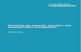 Gambling Commission - Reviewing the research, education and … · 2018. 3. 19. · commission research, education and treatment according to a coherent strategy to minimise gambling-related