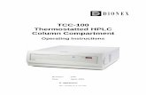 TCC-100 Thermostatted HPLC Column Compartment Operating … · 2005. 11. 24. · TCC-100 Operating Instructions 1 1 Introduction 1.1 How to Use This Manual The layout of this manual