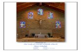 Welcome to Our Lady of Lourdes Catholic Church Mass Schedule · 2018. 2. 12. · 6 months in advance Friday, February 16: RCIA (Rite of Christian Initiation of Adults): Call Marty