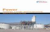 Power · 2017. 12. 15. · power industry. They cure to a tough, durable, protective finish with high flexural and compressive strengths that can handle harsh exposures found in a