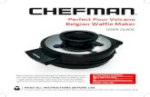 Perfect Pour Volcano Belgian Waffle Maker - Chefman ... Perfect Pour Volcano Belgian Waffle Maker. AFTER