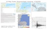 6.0 Mag. Quake, Savannah Bight, Honduras - 4/16/2020Apr 16, 2020  · 6.0 Mag. Quake, Savannah Bight, Honduras - 4/16/2020 Large (6.0 mag.), shallow (10 Km), oﬀshore quake. No tsunami.