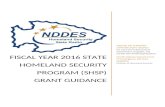 Fiscal Year 2016 State Homeland Security program (SHSP ... · Web viewFiscal Year 2016 State Homeland Security program (SHSP) Grant Guidance Notice of Funding Opportunity (NOFO) For