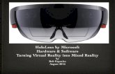 HoloLens by Microsoft Hardware & Software Turning Virtual ... · HoloLens by Microsoft Hardware & Software Turning Virtual Reality into Mixed Reality by Bob Esposito August 2016