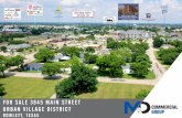 FOR SALE 3845 MAIN STREET URBAN VILLAGE DISTRICT ... · 2 M&D Commercial Group is pleased to offer the opportunity to acquire 3845 Main Street, a .051 acre lot, in the Urban Village