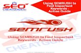 Using SEMRUSH to Find Important Keywords - Action Guide · Competitor #2 Website URL: Competitor #3 Website URL: Shared DropBox.com Folder with logo & header: Using SEMRUSH to Find