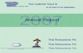Annual Report07 cover-eng3 - Thai Re · 2015. 7. 3. · Annual Report 2007 5 This increase leads to our treaty reinsurance business by growing by over 57.0 percent in 2007. For the