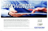 INTELLIGENT POS PRINTING - LogiscenterTM-T70-i can also control additional Epson TM printers* (e.g. for applications like order entry or kitchen printer) and cash drawers. * To be