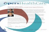 Connector update 2016 A message from Ken Thomas, OPERS … · 2016. 5. 17. · OPERS Health Care Newsletter 4 In 2016, OPERS provides a monthly reimbursement of $31.81 toward your